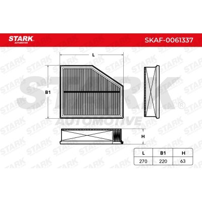Air Filter Stark SKAF-0061337 SKAF-0061337 - photo 2
