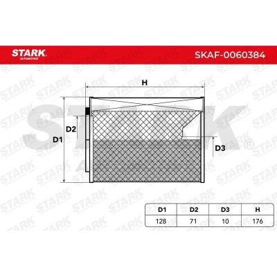 Air Filter Stark SKAF-0060384 SKAF-0060384 - photo 3