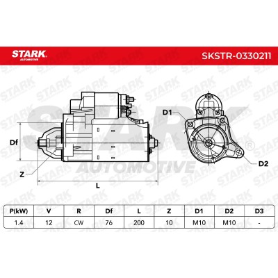 Starter Stark SKSTR-0330211 SKSTR-0330211 - photo 6