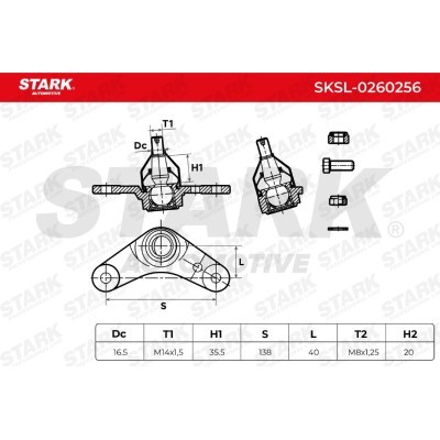 Ball Joint Stark SKSL-0260256 SKSL-0260256 - photo 6