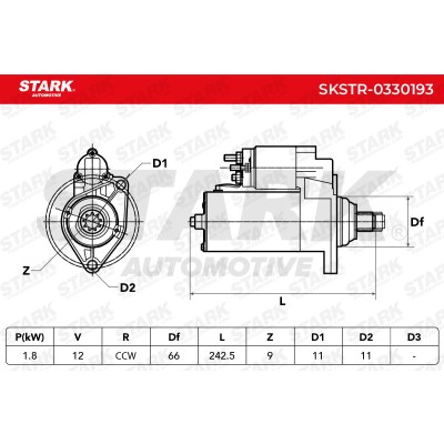 Starter Stark SKSTR-0330193 SKSTR-0330193 - photo 7