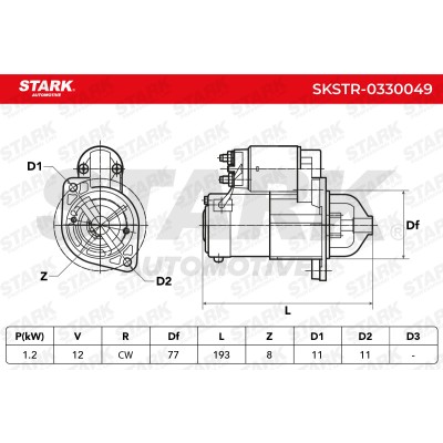Starter Stark SKSTR-0330049 SKSTR-0330049 - photo 6