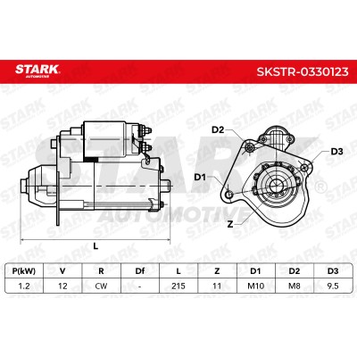 Starter Stark SKSTR-0330123 SKSTR-0330123 - photo 7