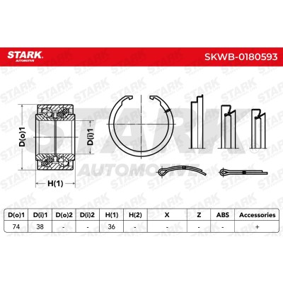 Wheel Bearing Stark SKWB-0180593 SKWB-0180593 - photo 5