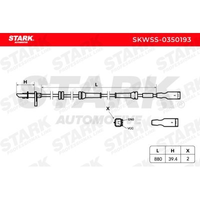 ABS Sensor Stark SKWSS-0350193 SKWSS-0350193 - photo 6