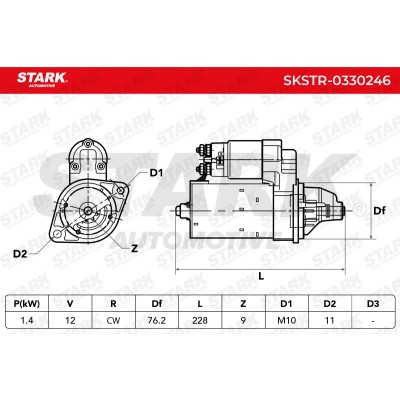 Starter Stark SKSTR-0330246 SKSTR-0330246 - photo 7
