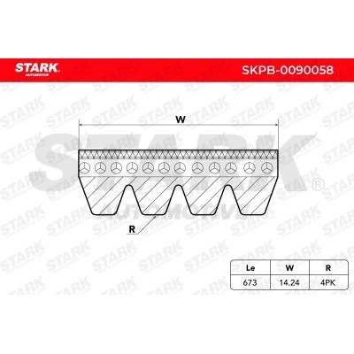 V-Ribbed Belt Stark SKPB-0090058 SKPB-0090058 - photo 2