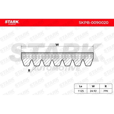 V-Ribbed Belt Stark SKPB-0090020 SKPB-0090020 - photo 6