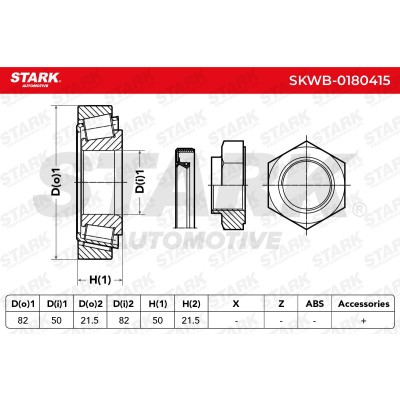 Wheel Bearing Stark SKWB-0180415 SKWB-0180415 - photo 3