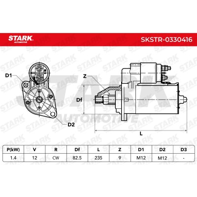 Starter Stark SKSTR-0330416 SKSTR-0330416 - photo 7