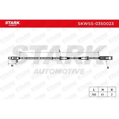 ABS Sensor Stark SKWSS-0350023 SKWSS-0350023 - photo 2