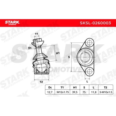 Ball Joint Stark SKSL-0260003 SKSL-0260003 - photo 4
