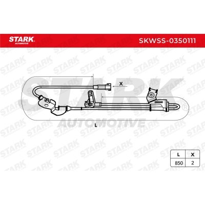 ABS Sensor Stark SKWSS-0350111 SKWSS-0350111 - photo 3