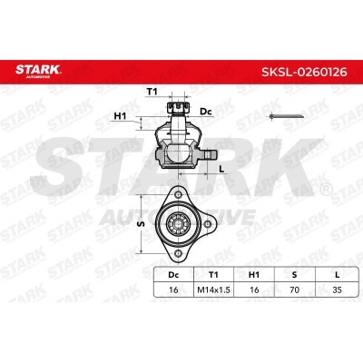 Ball Joint Stark SKSL-0260126 SKSL-0260126 - photo 6