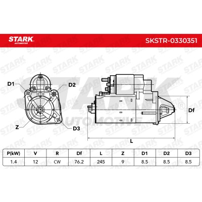 Starter Stark SKSTR-0330351 SKSTR-0330351 - photo 7