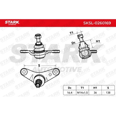 Ball Joint Stark SKSL-0260169 SKSL-0260169 - photo 5