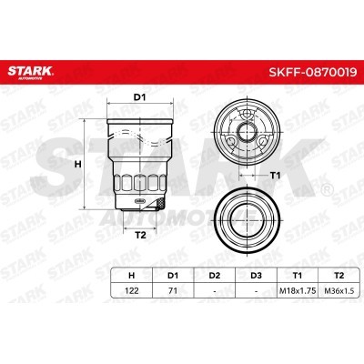 Fuel Filter Stark SKFF-0870019 SKFF-0870019 - photo 6