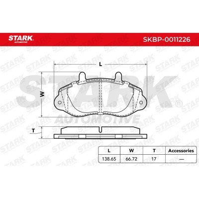 Brake Pads Set Stark SKBP-0011226 SKBP-0011226 - photo 3