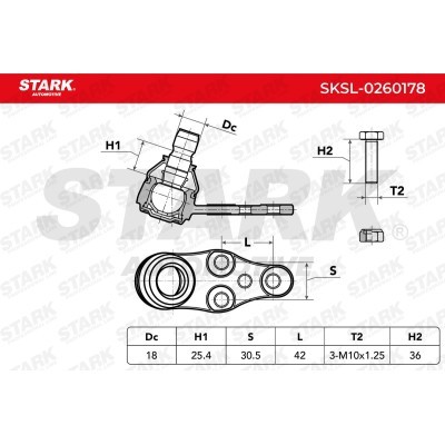 Ball Joint Stark SKSL-0260178 SKSL-0260178 - photo 6