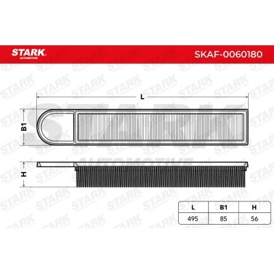 Air Filter Stark SKAF-0060180 SKAF-0060180 - photo 3