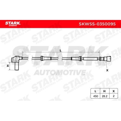 ABS Sensor Stark SKWSS-0350095 SKWSS-0350095 - photo 5