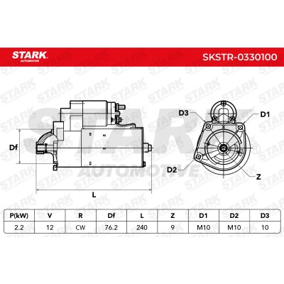 Starter Stark SKSTR-0330100 SKSTR-0330100 - photo 6