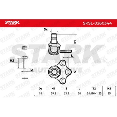 Ball Joint Stark SKSL-0260344 SKSL-0260344 - photo 5