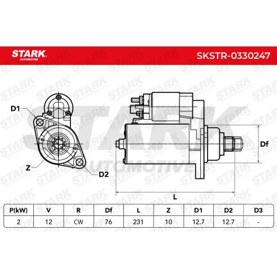 Starter Stark SKSTR-0330247 SKSTR-0330247 - photo 7