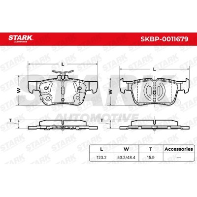 Brake Pads Set Stark SKBP-0011679 SKBP-0011679 - photo 5