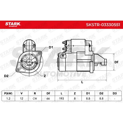 Starter Stark SKSTR-03330551 SKSTR-03330551 - photo 10