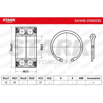 Wheel Bearing Stark SKWB-0180035 SKWB-0180035 - photo 3