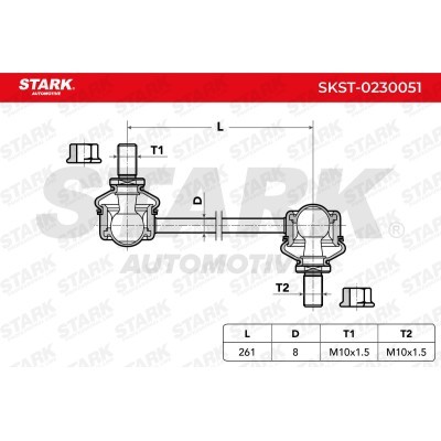 Stabilizer Link Stark SKST-0230051 SKST-0230051 - photo 3