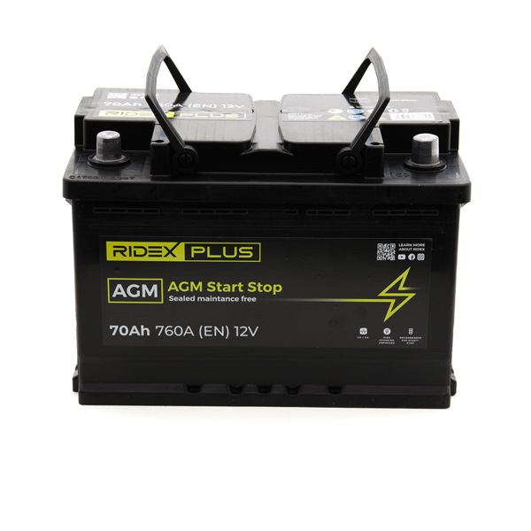 Starter Battery RIDEX 1S0007P 1S0007P - photo 1