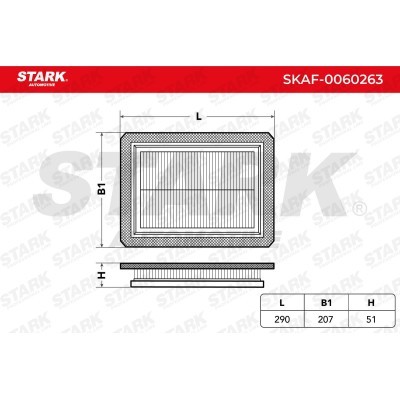 Air Filter Stark SKAF-0060263 SKAF-0060263 - photo 6