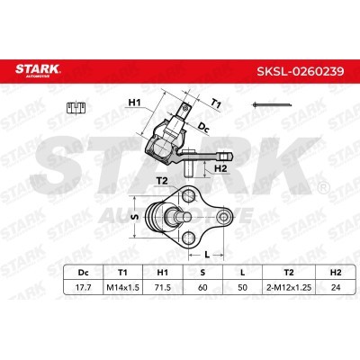 Ball Joint Stark SKSL-0260239 SKSL-0260239 - photo 5
