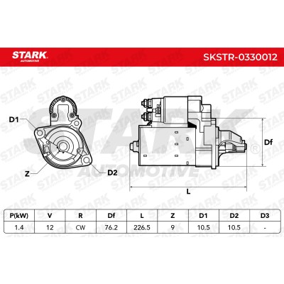Starter Stark SKSTR-0330012 SKSTR-0330012 - photo 7