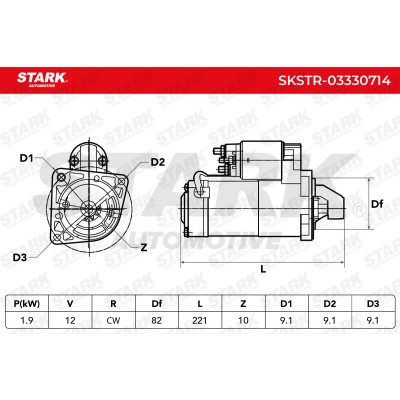 Starter Stark SKSTR-03330714 SKSTR-03330714 - photo 7