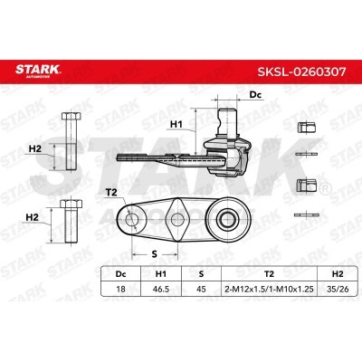Ball Joint Stark SKSL-0260307 SKSL-0260307 - photo 5
