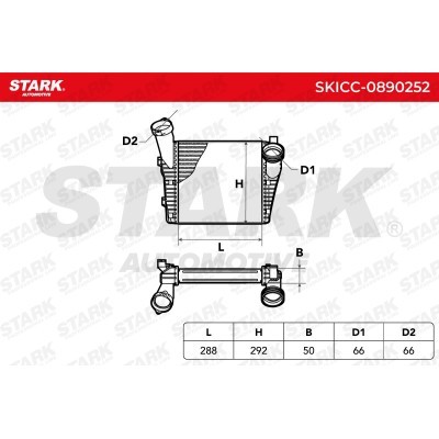Intercooler, Charger Stark SKICC-0890252 SKICC-0890252 - photo 5