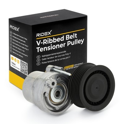 Belt Tensioner V-Ribbed Belt RIDEX 310T0531 310T0531 - photo 2