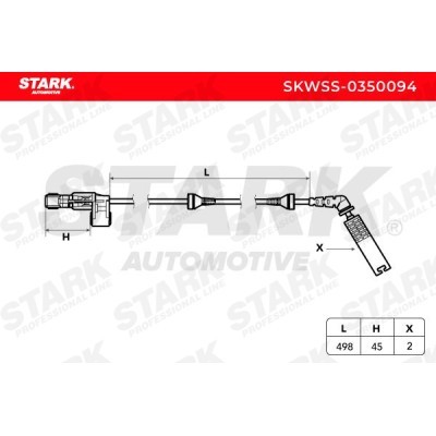 ABS Sensor Stark SKWSS-0350094 SKWSS-0350094 - photo 5