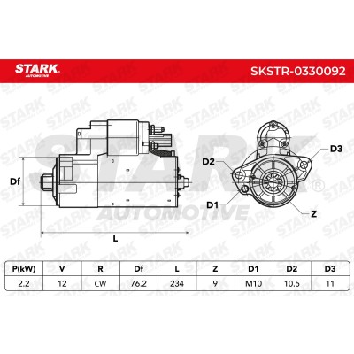 Starter Stark SKSTR-0330092 SKSTR-0330092 - photo 12