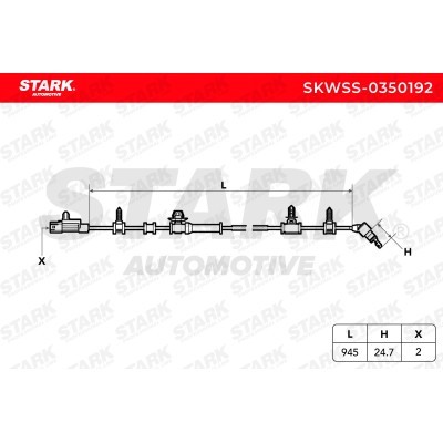 ABS Sensor Stark SKWSS-0350192 SKWSS-0350192 - photo 8
