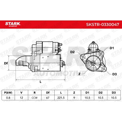 Starter Stark SKSTR-0330047 SKSTR-0330047 - photo 6