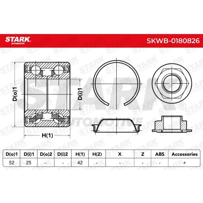 Wheel Bearing Stark SKWB-0180826 SKWB-0180826 - photo 5