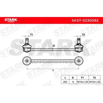 Stabilizer Link Stark SKST-0230592 SKST-0230592 - photo 6
