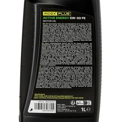 Engine Oil RIDEX 1862O0154P 1862O0154P - photo 5