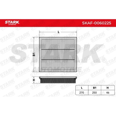 Air Filter Stark SKAF-0060225 SKAF-0060225 - photo 3