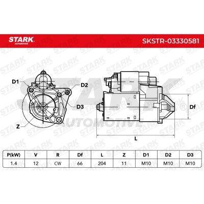 Starter Stark SKSTR-03330581 SKSTR-03330581 - photo 6