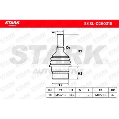 Ball Joint Stark SKSL-0260316 SKSL-0260316 - photo 6